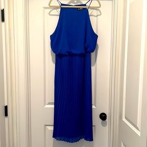 Sam Edelman solid-hued pleated dress